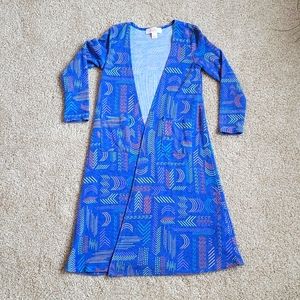 LuLaRoe size 6 Sariah -blue
